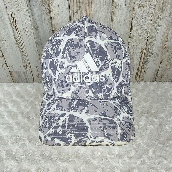 adidas Other - adidas Grey and White Camouflage Baseball Cap